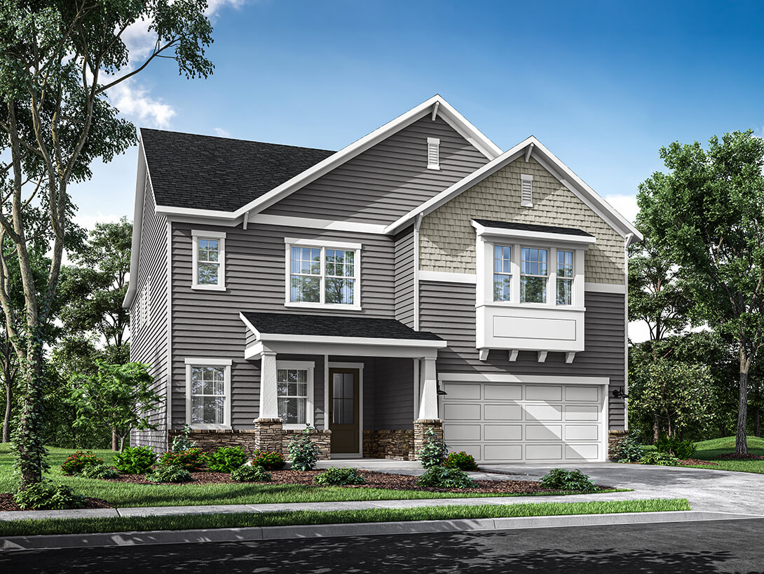 Knox Elite Model Home Design in Overlook at Town Center by Toll