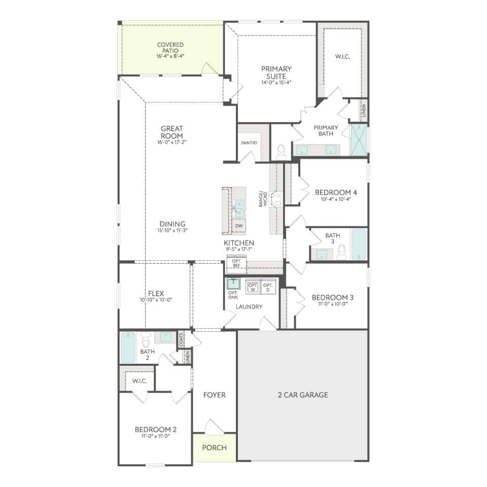 TPH 4104 Savannah Floorplan Image